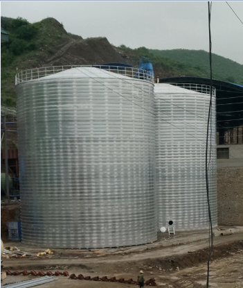 迪庆粮食钢板仓的安装全过程不用热焊接